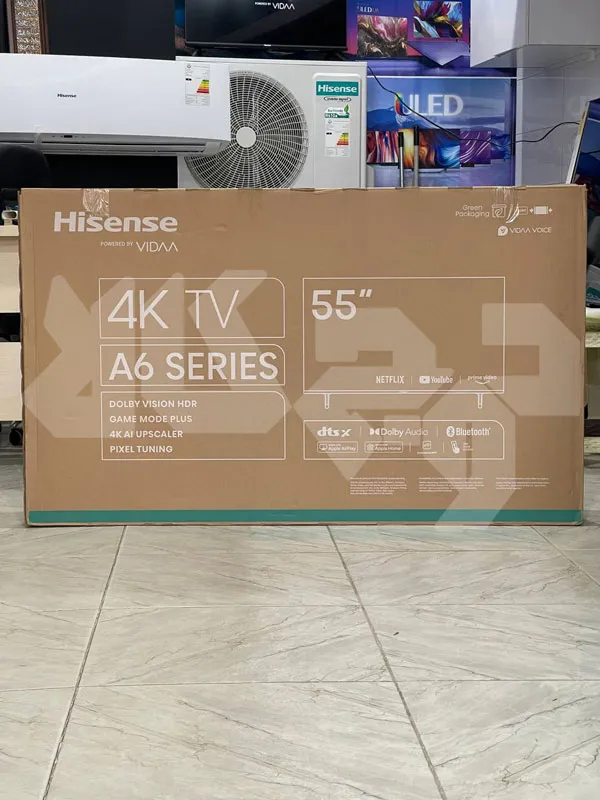 تلویزیون هایسنس 55A62KS سایز 55 اینچ- قیمت تلویزیون هایسنس 55A62KS سایز 55 اینچ